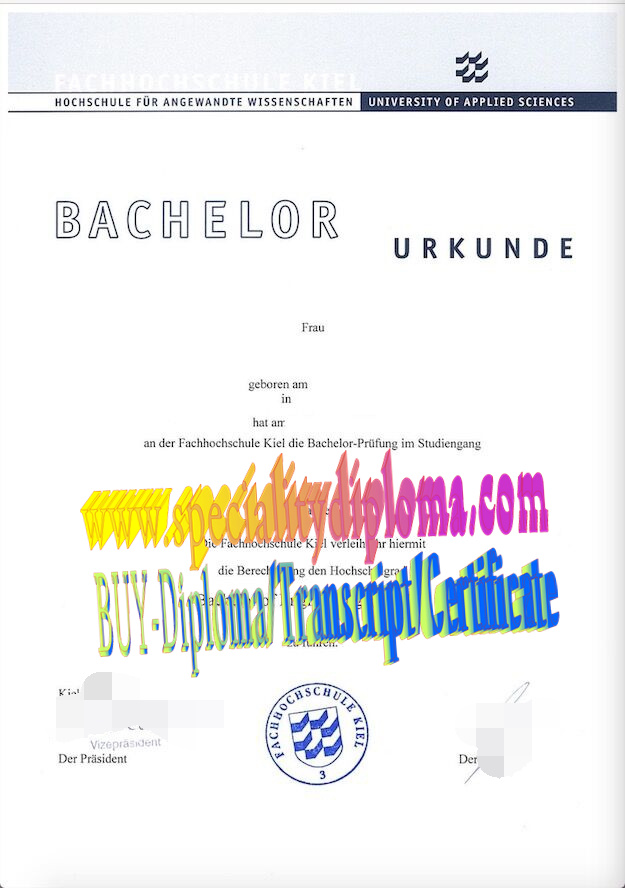 Buy Kiel University of Applied Sciences Diploma Online