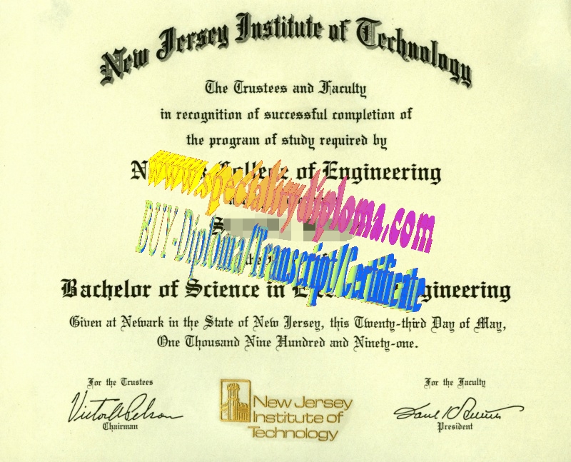 Buy New Jersey Institute of Technology NJIT Diploma Online