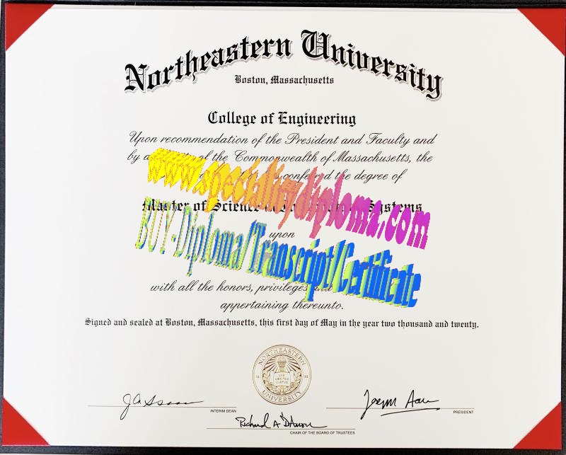 Buy Northeastern University Diploma Online
