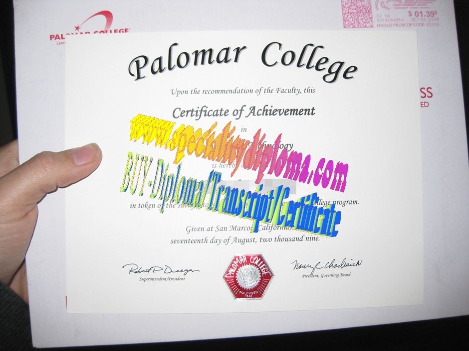 Buy Palomar College Diploma Online