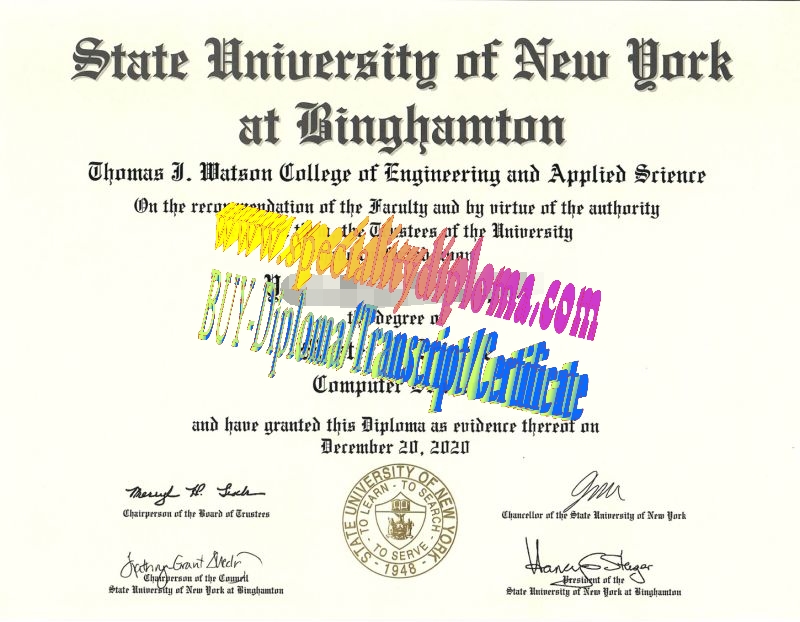 Buy SUNY Binghamton Diploma Online