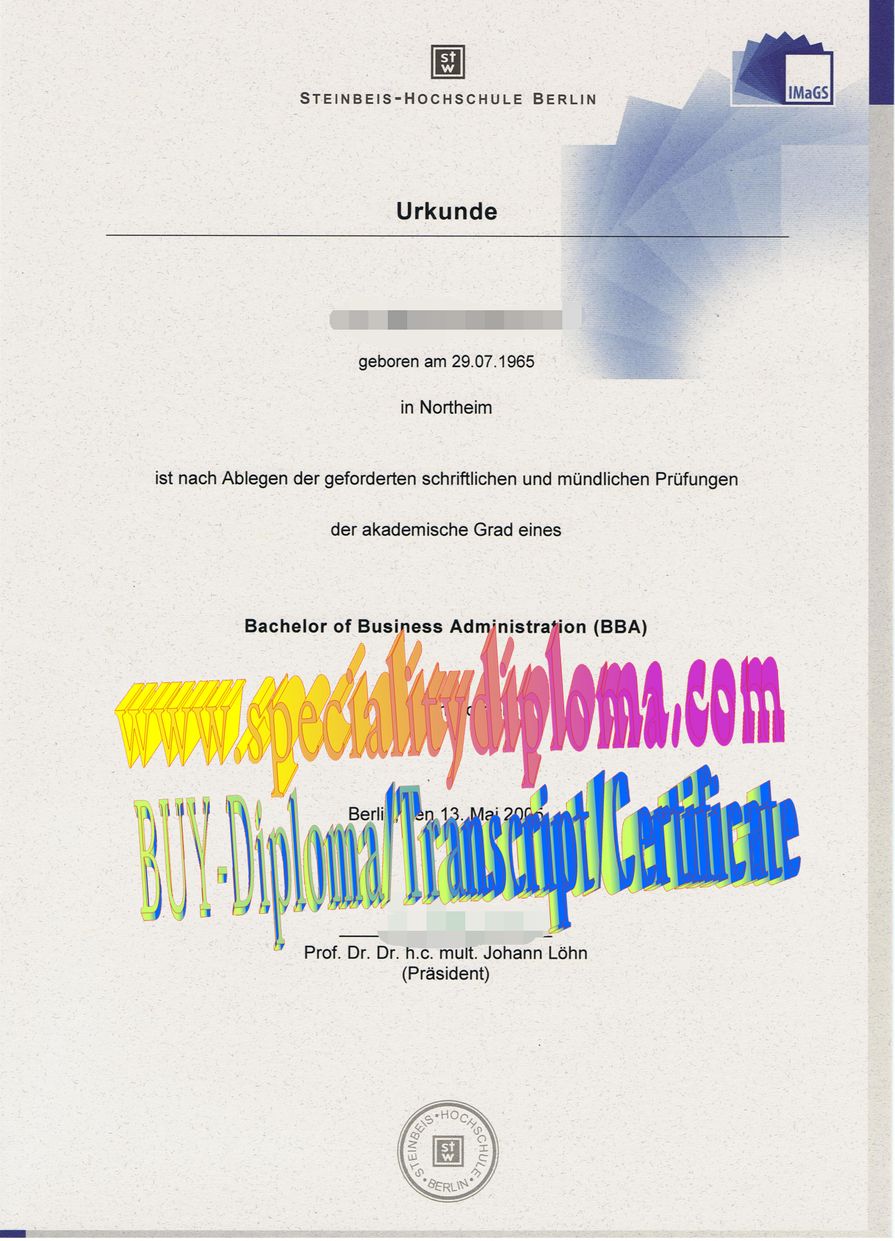 Buy Steinbeis Hochschule Berlin Diploma Online