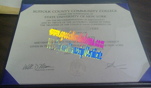 Buy Suffolk County Community College Diploma Online