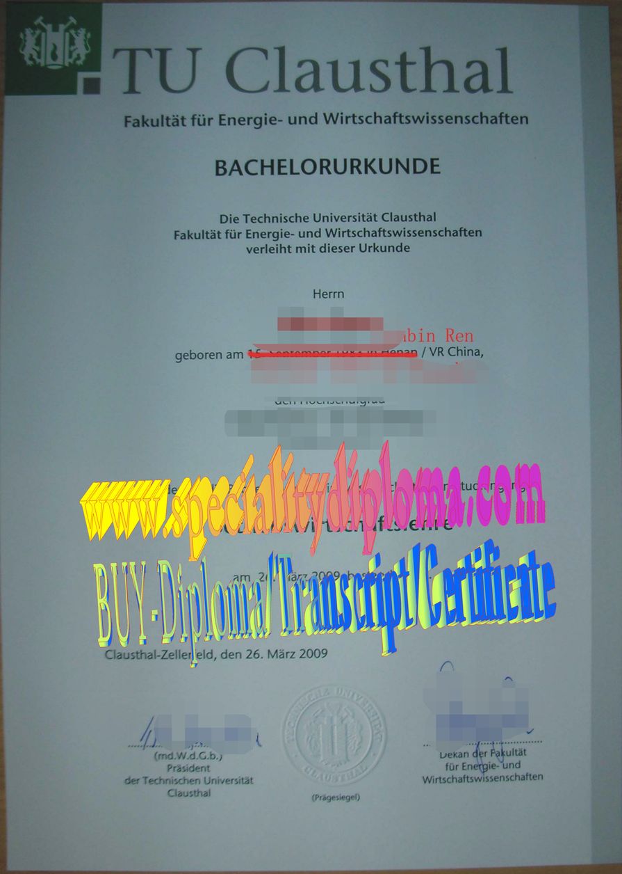 Buy TU Clausthal Diploma Online