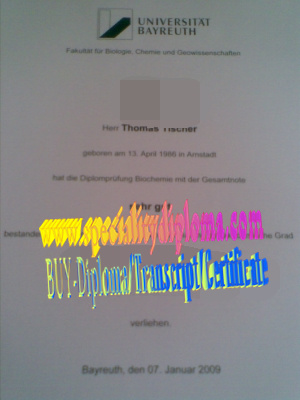 Buy Universitat Bayreuth Diploma Online