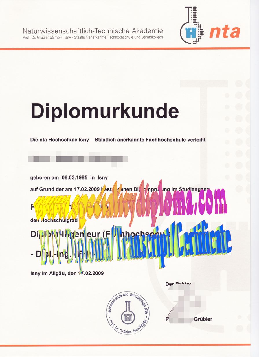 Buy naturwissenschaftlich technische Akademie Diploma Online