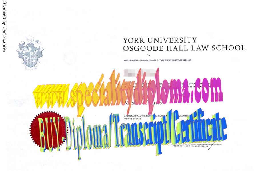 Fake Osgoode Hall Law School Diploma Makers