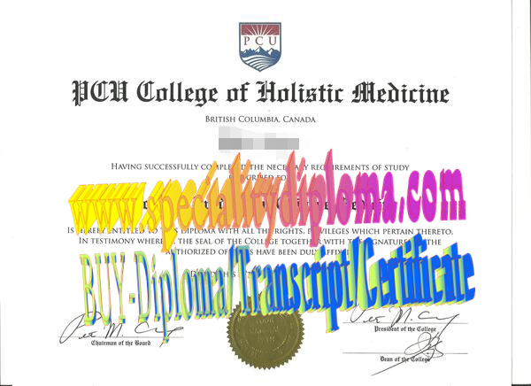 Fake PCU School of Traditional Chinese Medicine Diploma Makers