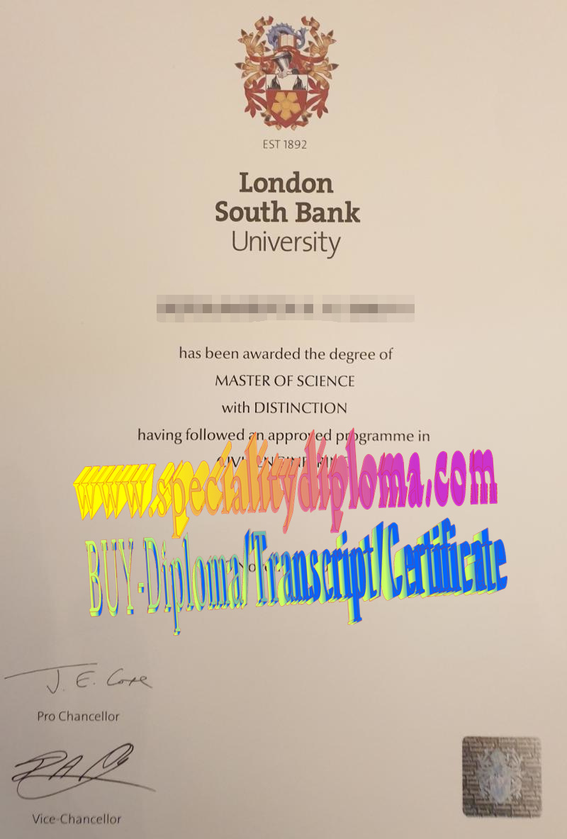 How Buy London South Bank University Diploma Degree
