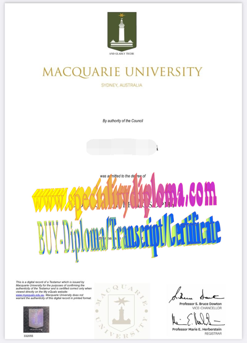 How Buy Macquarie University Diploma Degree