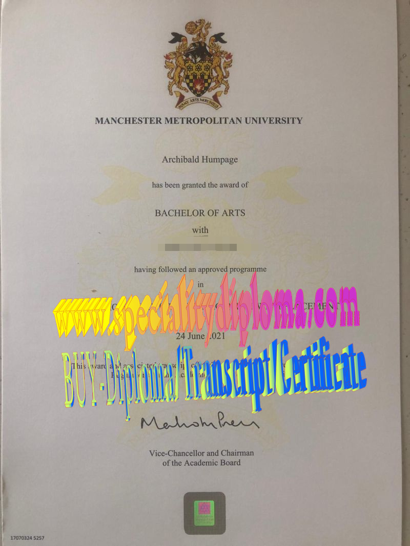 How Buy Manchester Metropolitan University Diploma Degree