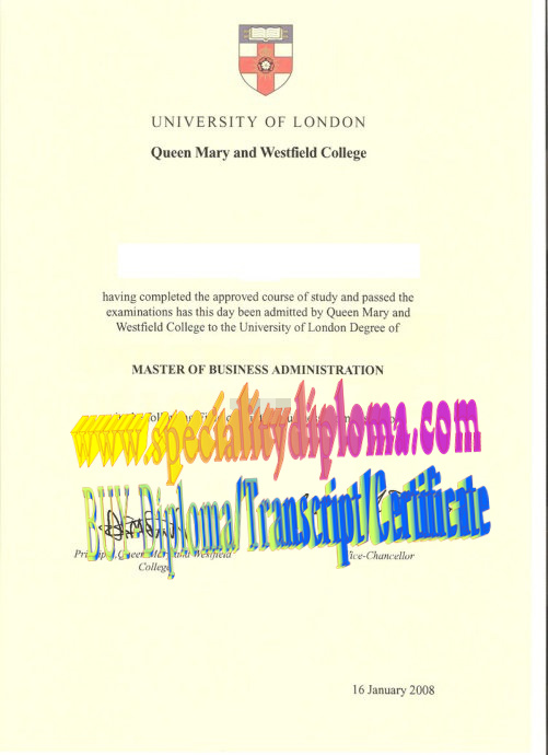 How Buy Queen Mary and Westfield College Diploma Degree