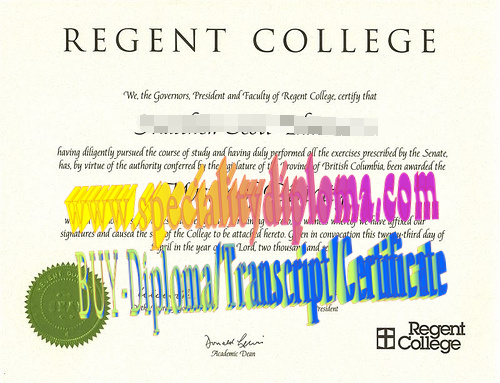 How Buy Regent College Diploma Degree