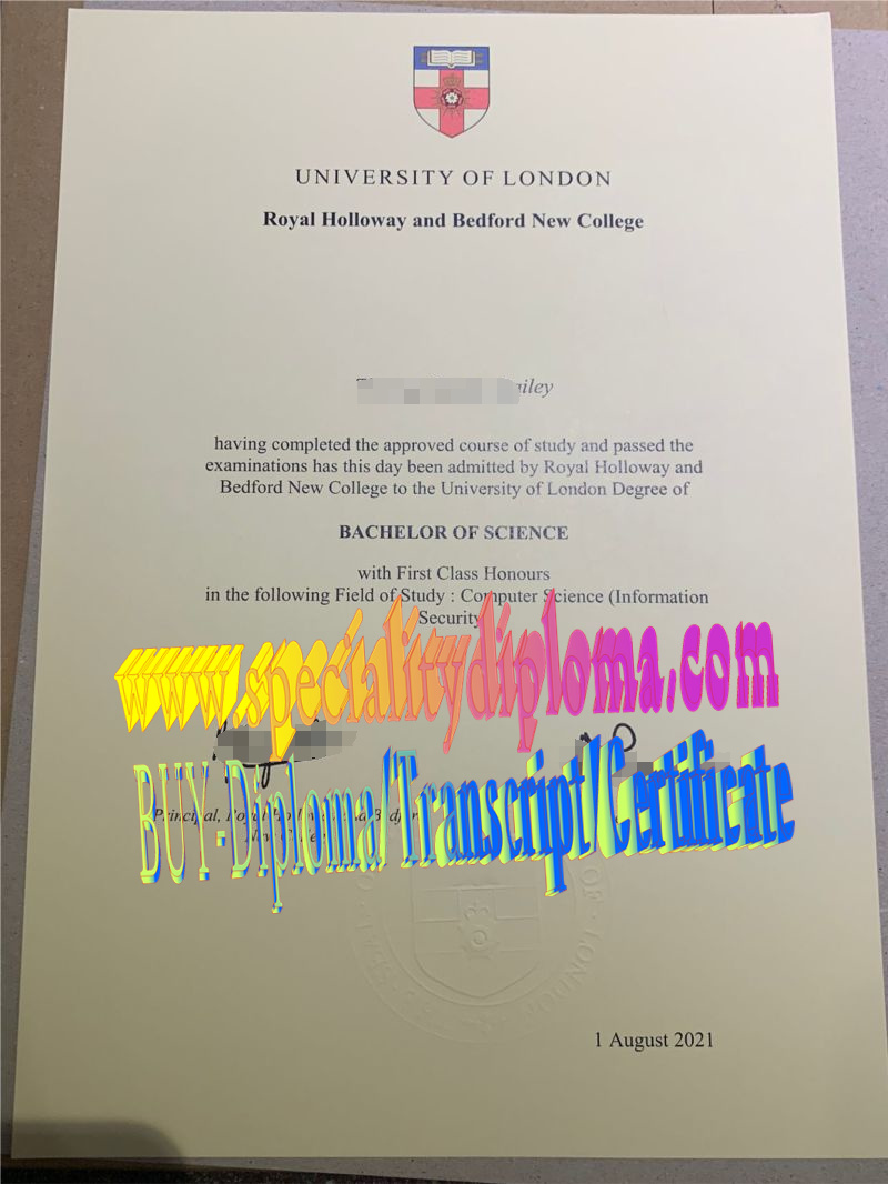 How Buy Royal Holloway and Bedford New College, University of London Diploma Degree