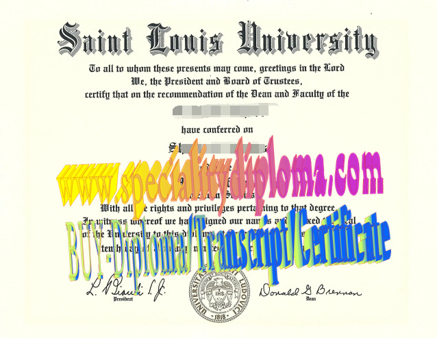 How Buy Saint Louis University Diploma Degree