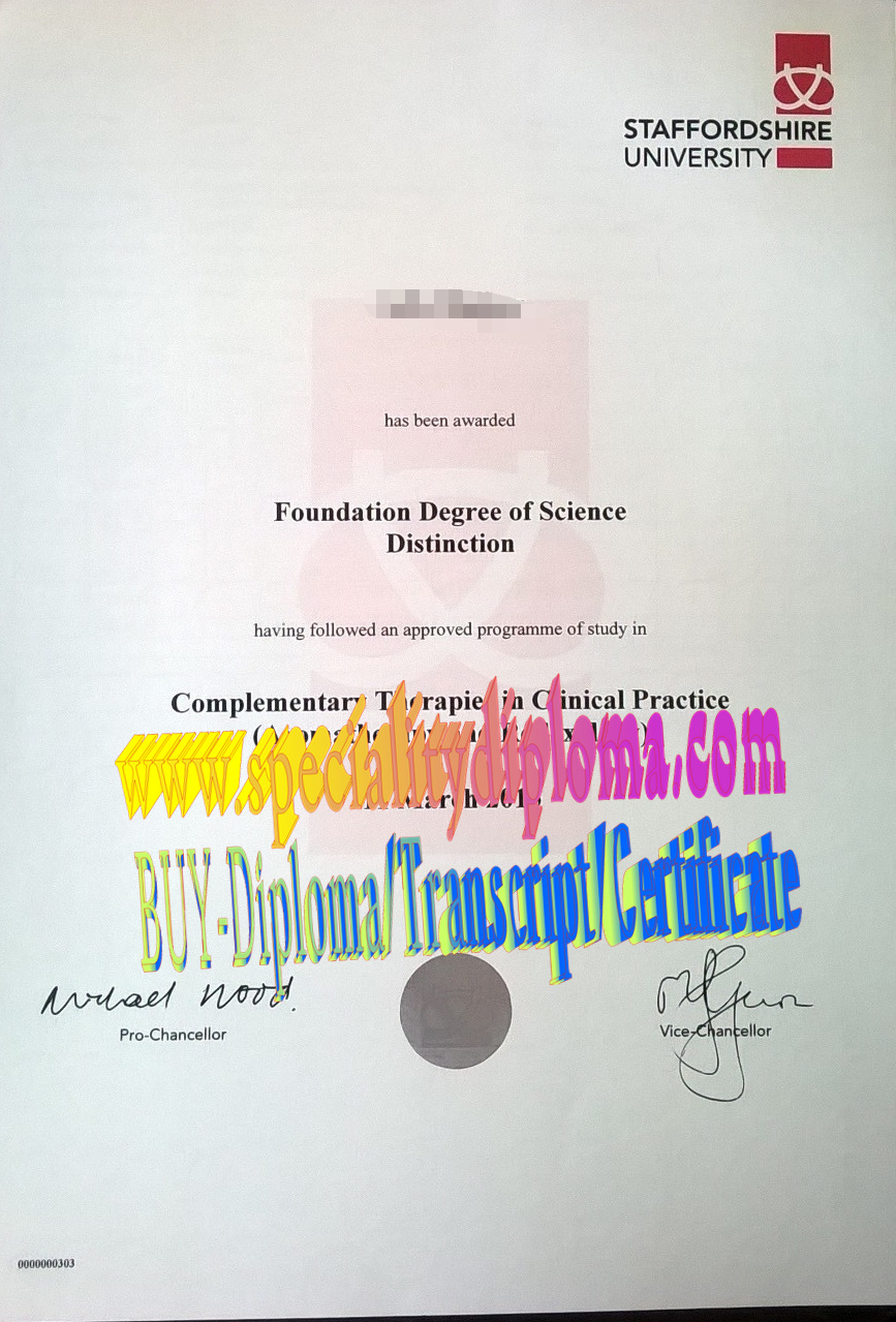 How Buy Staffordshire University Diploma Degree