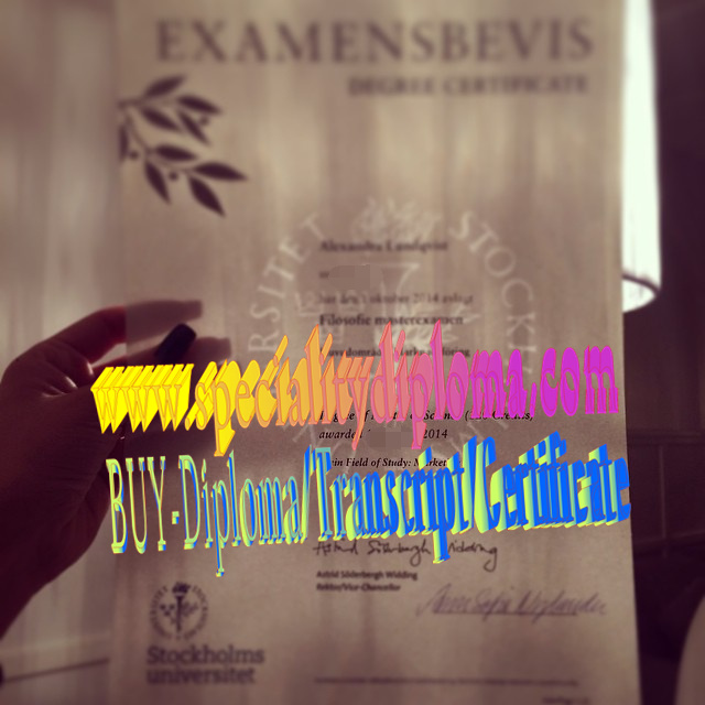 How Buy Stockholms Universitet Diploma Degree