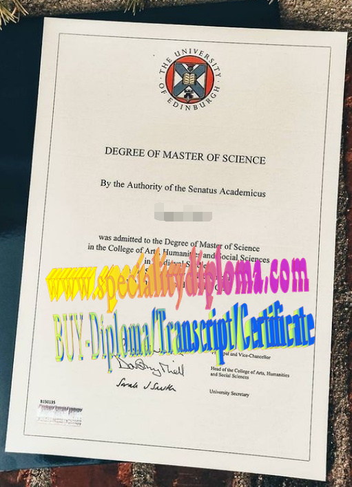 How Buy The University of Edinburgh Diploma Degree