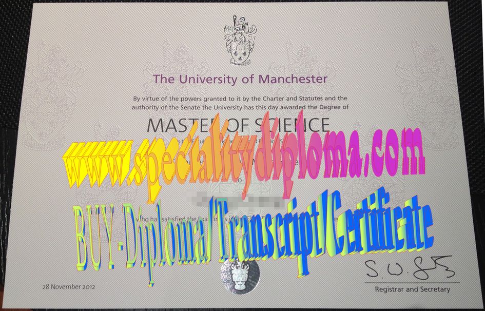 How Buy The University of Manchester Diploma Degree