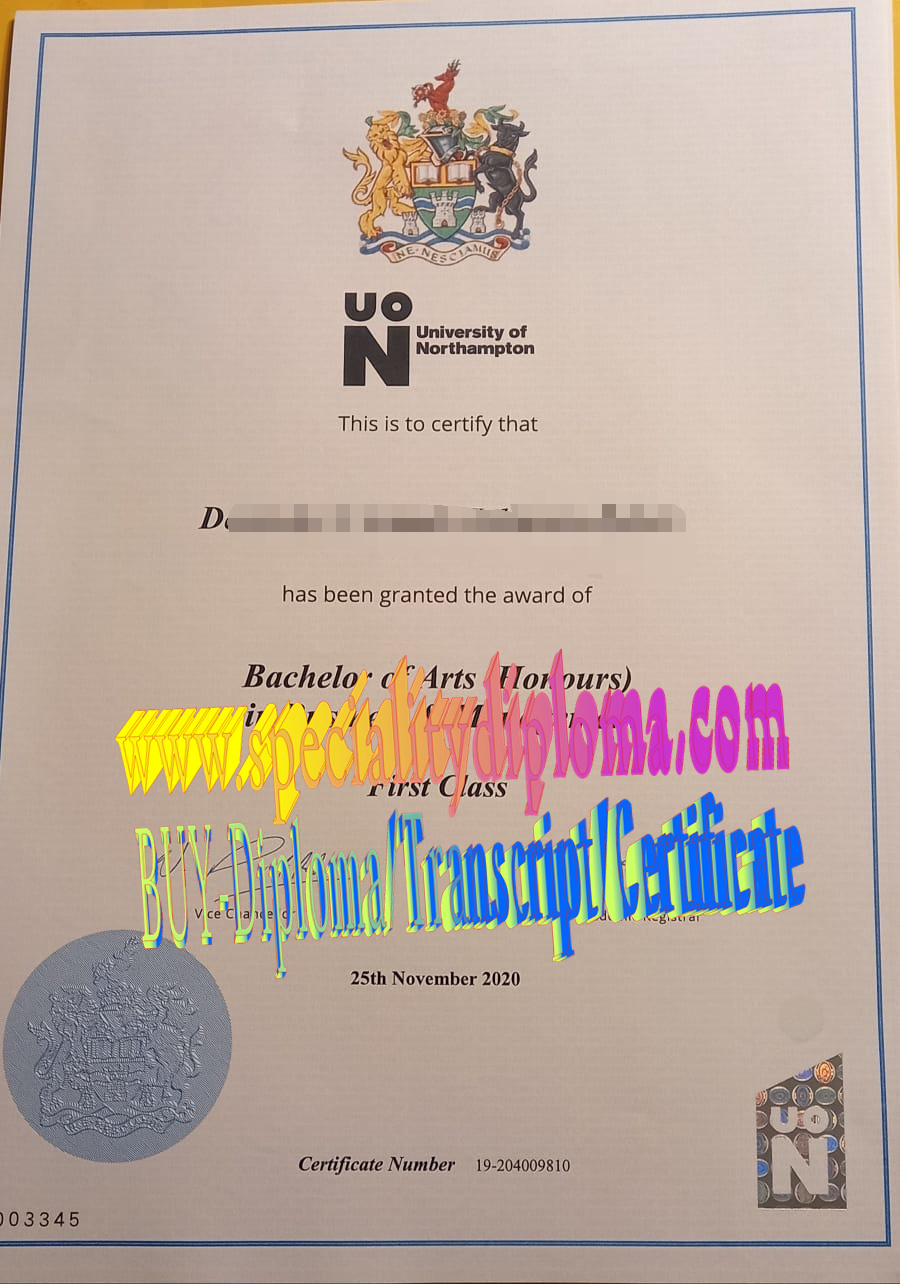 How Buy The University of Northampton Diploma Degree