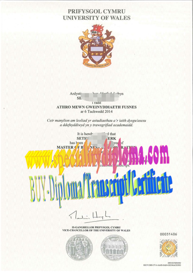 How Buy The University of Wales Diploma Degree