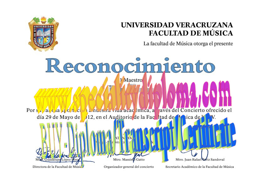 How Buy Universidad Veracruzana Diploma Degree