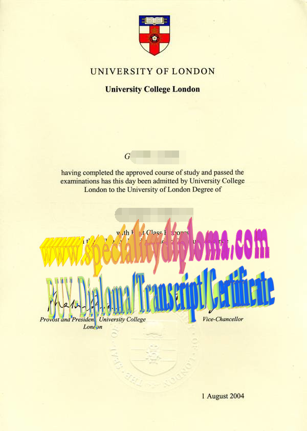 How Buy University College London Diploma Degree