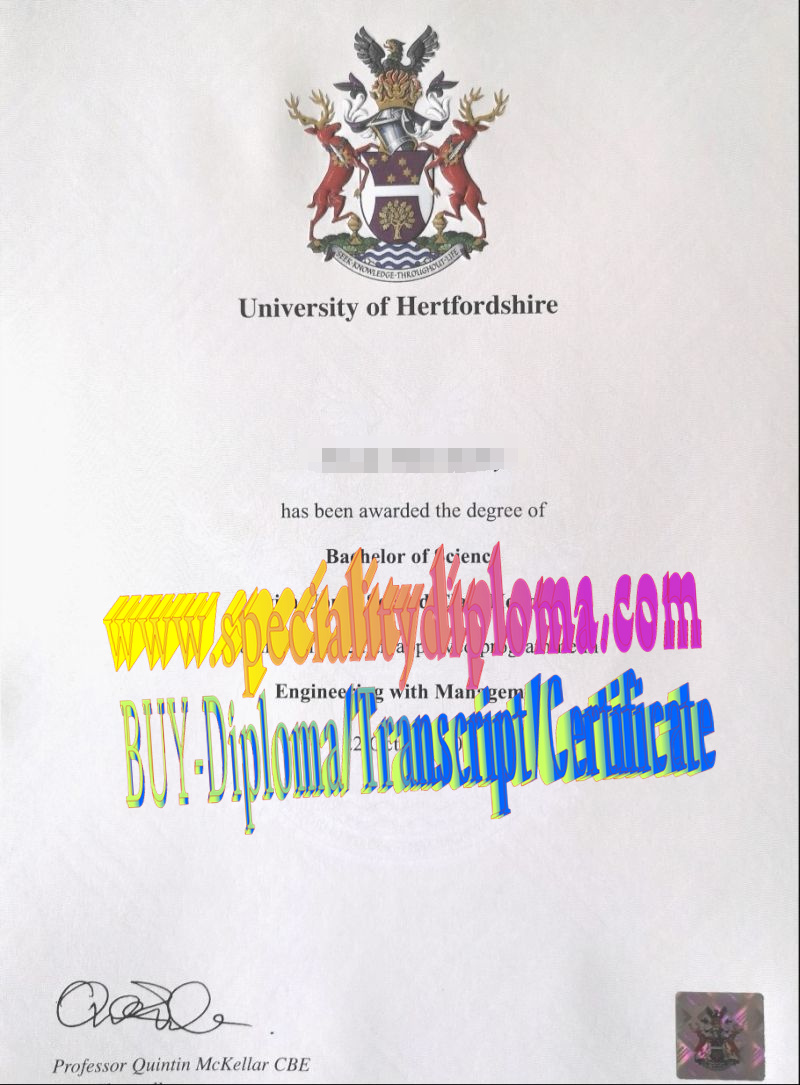How Buy University of Hertfordshire Diploma Degree