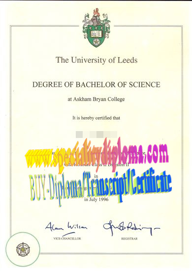 How Buy the university of leeds Diploma Degree