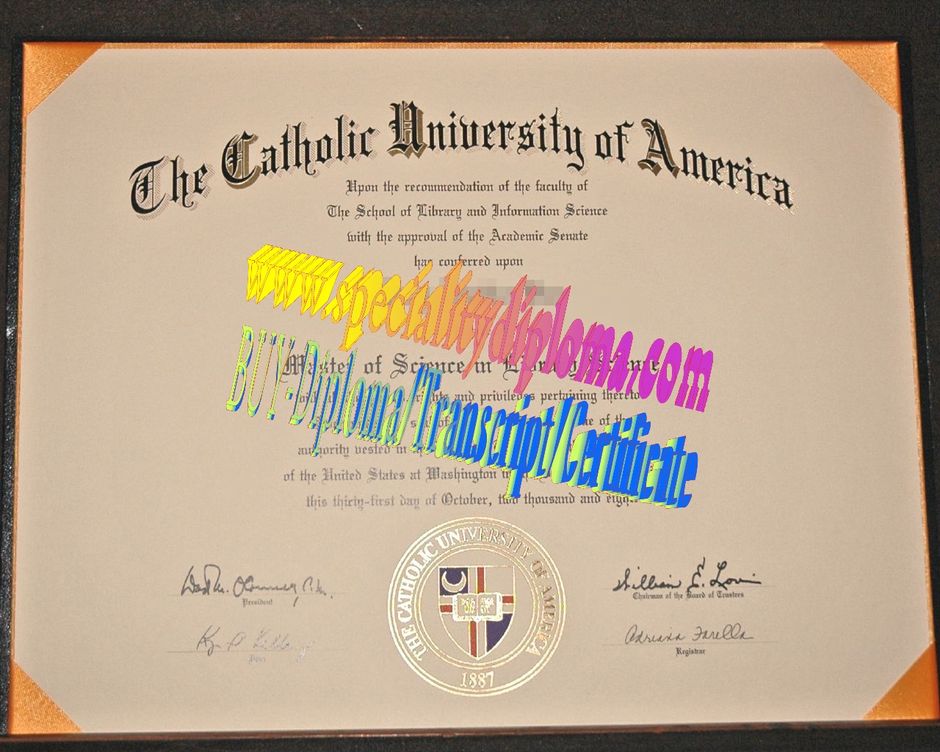 Make fake The Catholic University of America Diploma