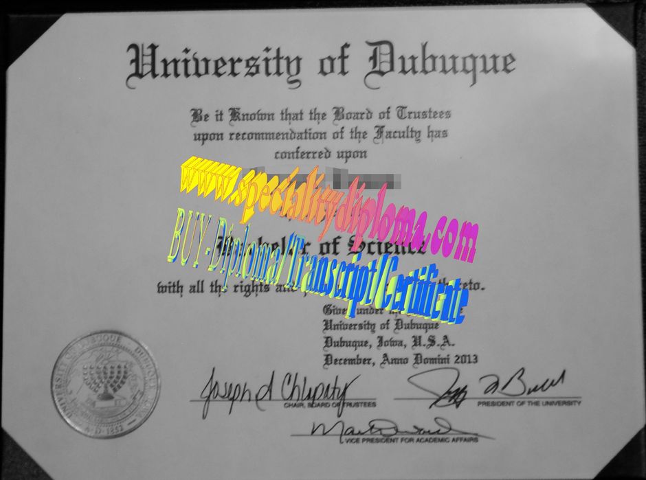 Make fake University of Dubuque Diploma