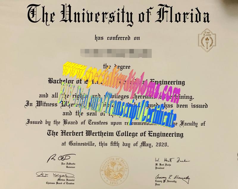 Make fake University of florida Diploma